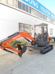 รถขุด YOUTOP 4 ตัน รุ่น YT40 แบบตีนตะขาบ เครื่องยนต์คูโบต้า พร้อมห้องโดยสารและเครื่องปรับอากาศ - Product Image 5