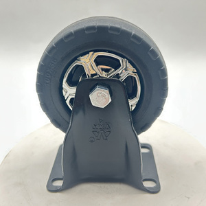 Roue pivotante en nylon et caoutchouc VIMA 100 mm avec roulement à billes, capacité de charge 140 kg, roues de chariot électrophorétiques pour équipements - Product Image 5