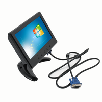 Moniteur HDMI Portable 1080p 7 Pouces Mini Industriel IPS LCD TFT Quad Écran pour Voiture, Bus, Camion, PC et Raspberry Pi