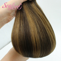 Extensions de cheveux invisibles sans couture à clipser en gros, 100 % cheveux humains, extensions à clipser en cheveux naturels