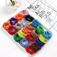 E-Magic – Élastiques à cheveux prêts à être expédiés, 50*3MM, souples, multicolores, attaches pour queues de cheval, chouchous pour filles, enfants et femmes