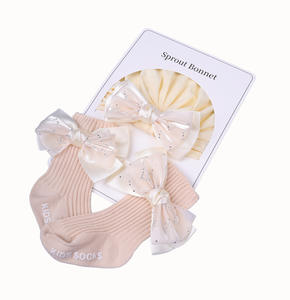 Offre Spéciale enfants bandeau bébé chaussettes <span class=keywords><strong>Turban</strong></span> ensemble bébé fille diamant fil pull chapeau nouveau-né <span class=keywords><strong>Turban</strong></span> - Product Image 4