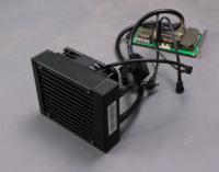 Kit de refroidissement liquide personnalisé V100 1 à 1 pour boîtier d'ordinateur et carte graphique avec ventilateur 120x160x50mm