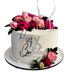 Décoration de gâteau d'anniversaire en acrylique, épaisseur 1,3 mm, largeur 9 cm, pour décorer les côtés des gâteaux d'anniversaire - Product Image 5