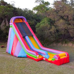 Toboggan gonflable géant de 28 pieds, humide et sec, pour adolescents et adultes, avec tuyau d'eau intégré, pour locations commerciales et événements estivaux - Product Image 2