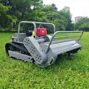 Большой мощности дизельный двигатель Интеллектуальный робот газонокосилка 80 см/120 см ширина резки телескопическая ручка DIY промышленного класса Гусеничный - Product Image 6