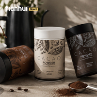 Boîte métallique scellée Tianhui, directement de l'usine, avec couvercle à vis – Contenant de stockage pour poudre de cacao et grains de café
