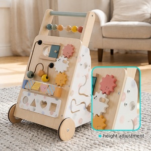 Nuevo Diseño, Andador de Equilibrio Multifuncional de Madera <span class=keywords><strong>Montessori</strong></span>, Ajustable en Altura, Juguete Educativo para Bebés de 0 a <span class=keywords><strong>3</strong></span> Años - Product Image 3