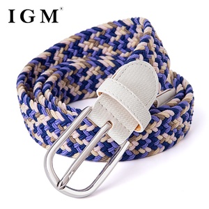 Vente en gros de mode vêtements décontractés de qualité jeans élastiques pour hommes ceintures tressées en cuir reconstitué pour dames en <span class=keywords><strong>corde</strong></span> de cire - Product Image 1