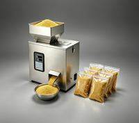 Machine de remplissage et d'emballage haute précision à tête unique pour produits multiples : riz, épices, sucre, thé, maïs 100g