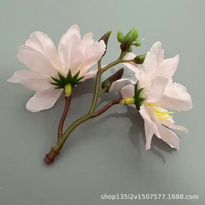 Flores Artificiales Qiye, Flor de Peonía Simulada, Horquilla para el Cabello de 15 cm, Estilo Bosque, Flor de Seda, Accesorios para Fotografía de Bodas - Product Image 5