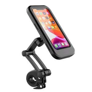 Support de téléphone universel Hongdak support ABS étanche pour moto et vélo pivotant à <span class=keywords><strong>360</strong></span> degrés avec fixation magnétique - Product Image 1