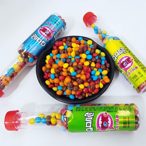 Wholesale Crispy Chocolate Beans OEM Halal Candy Multi-Colored <strong>Mini</strong> Snacks Sweets Candy Acceptable Customized Packaging - Product Image 2