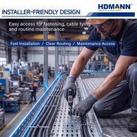 Hdmann CE ISO Certified Pickled Passivated Stainless Steel Cable Management Tray for Airport Overhead Power Routing