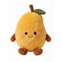Peluche de poire douce et adorable, jouet en peluche personnalisé en forme de poire, cadeau parfait pour les enfants, peluche de poire Kawaii
