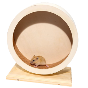 Juguete Masticable Giratorio Silencioso y Ecológico de Madera, Adecuado para Deportes Interactivos de Hámsters, Puede Ayudarles a Hacer <span class=keywords><strong>Ejercicio</strong></span> - Product Image 1