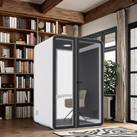 Cabines de confidentialité mobiles UNIBOOTH au design moderne, durables et insonorisées, pour bureaux, maisons, hôtels, écoles, gymnases, salons, centres commerciaux, de précision