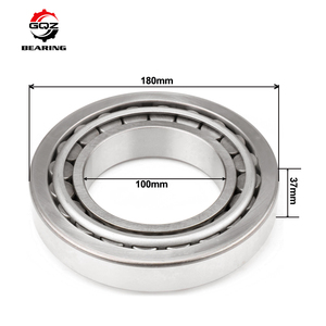 Shock Resistant 30220 Single <b>Row</b> Tapered Roller Bearing 100x180x34mm for Industrial Reducer Farm <b>Machinery</b> Components - Product Image 3