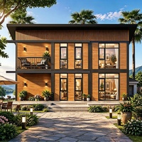 Maison conteneur modulaire préfabriquée et démontable avec un design moderne et respirant pour une utilisation écologique en bureau et en hôtel