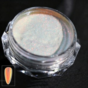 ผงสีมัลติโครมคุณภาพสูง สีเปลี่ยนเฉดแบบชาเมเลี่ยน เกล็ดผงออโรร่าใสสำหรับตกแต่งเล็บ - Product Image 1