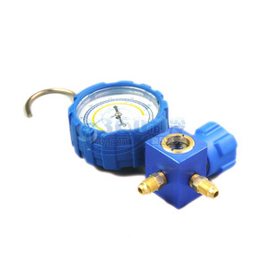 Vmg-1-U-H(L) Single <b>Gauge</b> Valve Refrigerant Charging R22 R410 Pressure <b>Gauge</b> For Air Conditioner Parts - Product Image 2