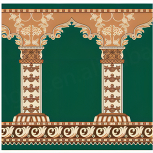 3D Printed Muslim Wall to Wall Prayer <b>Carpet</b> <b>Roll</b> Prayer Mat Masjid Tapis De Priere Mosque <b>Carpet</b> - Product Image 3