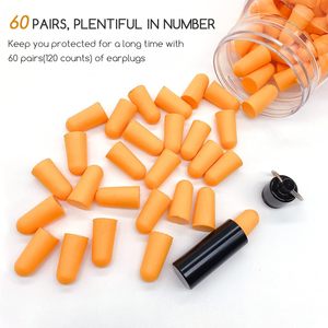 Soft PU <strong>Foam</strong> Earplugs Noise Reduction <strong>Ear</strong> <strong>Plugs</strong> for <strong>Sleeping</strong> Snoring Industrial Hearing Protection High NRR 38dB Comfort - Product Image 2