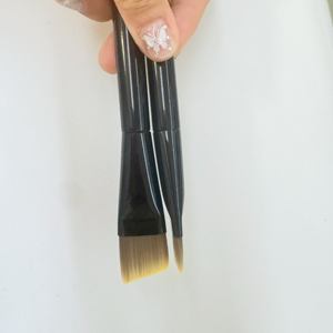Pennello per trucco con una forma di marca personalizzata di fabbrica con testa piatta e Palette fondotinta liquido - Product Image 4