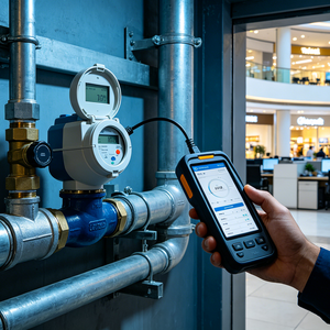 Compteur d'eau intelligent industriel OEM, protection IP65/IP69, garantie 3 ans, fabrication en usine, surveillance des canalisations, débit élevé - Product Image 3