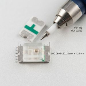 Puce LED SMD 0805 Haute Luminosité Rouge Vert Bleu Blanc Jaune Orange à Montage en Surface, <span class=keywords><strong>Diode</strong></span> Émettrice de Lumière, Bobine de 3000 pièces - Product Image 4