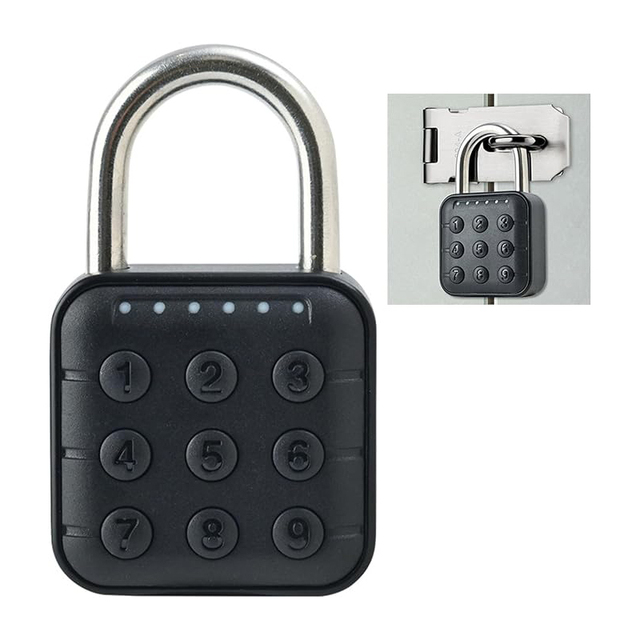 Application of Intelligent Electronic Lock Padlock App Controlled Door Lock Password Fingerprint Door Lock