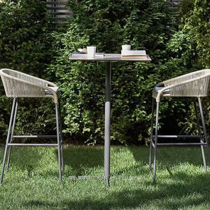 Silla de mimbre impermeable para el aire libre, restaurante, jardín y comedor, mimbre, ocio, <span class=keywords><strong>Bistro</strong></span>, <span class=keywords><strong>2022</strong></span> - Product Image 3