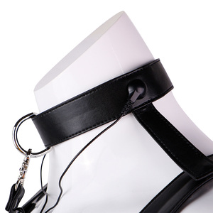 Correas de sujeción corporal con pulso eléctrico, ajustables, de cuero, con dispositivo de descarga eléctrica, lencería de bondage para juegos de dolor en pareja. - Product Image 3