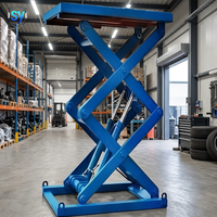 Table élévatrice hydraulique SY, plateforme à ciseaux fixe pour la manutention de matériaux en usine et entrepôt, le transfert et le chargement de marchandises