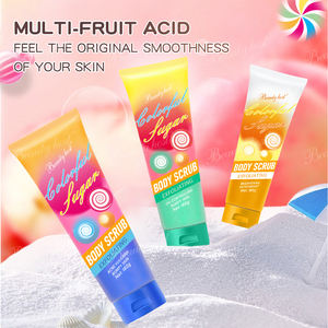 Etiqueta privada <span class=keywords><strong>Titok</strong></span> Venta caliente Blanqueamiento Baño natural Spa Esmalte Exfoliante Helado Azúcar Tricolor Exfoliante corporal colorido - Product Image 3