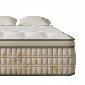 Colchón de Espuma de 12 Pulgadas Tamaño Queen, con Muelles Ensacados Individualmente, Firmeza Media - Diseño Moderno para Dormitorio y Muebles para el Hogar - Product Image 1