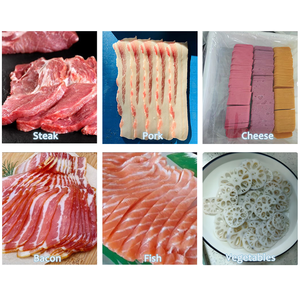 Fully Automatic Adjustable Cutting Thickness Quantitative Fresh Meat Slicer Machine for Slightly Frozen Meat Ham Bacon Vegetable - Product Image 3