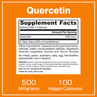Capsules de quercétine haute puissance Fonction cellulaire saine Protection antioxydante Quercétine pour la défense immunitaire Formule naturelle