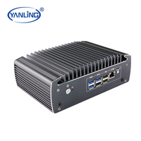 Mini PC Firewall con Procesador I3 I5 I7, 6 Puertos LAN, Seguridad de Red, PC Sin Ventilador con Win 10 11 I255v 2.5G SSD Industrial