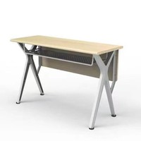 Table de conférence modulaire pliable avec chaises, base mobile, design moderne minimaliste en métal pour bureau et salle de classe
