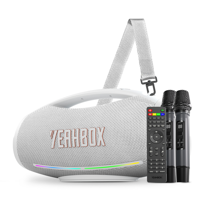 X-Boom X 120W Portable  Speaker with Dual Wireless Microphones, HiFi Sound, DSP Tuning, 20000mAh Battery, TWS Pairing