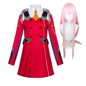 Costume de cosplay <span class=keywords><strong>Anime</strong></span> <span class=keywords><strong>Zero</strong></span> <span class=keywords><strong>Two</strong></span> en vente chaude, ensemble jupe, bas noirs, coiffe, polyester, vêtements d'Halloween pour femmes - Product Image 5
