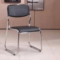 Chaises empilables ergonomiques à structure métallique, économiques, pour formation, conférence, bureau, réunion.