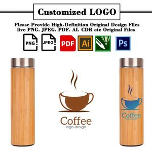 Gobelet isotherme en bambou personnalisé WSY489, tasse à thé en acier inoxydable avec isolation sous vide, impression du logo de la marque, durable - Product Image 5