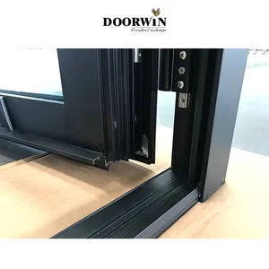 Doorwin Hot Sales China Top Brand Thermal Break Aluminum High End Configuration Doors Front Entry Doors