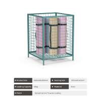 Cage promotionnelle en treillis métallique pour supermarché, idéale pour les chaînes de magasins de détail