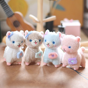 Peluche <span class=keywords><strong>Lama</strong></span> Porte-clés Alpaga Peluche Jouets Griffe Machine Fabricant Personnalisé Dessin Animé Doux Cadeaux Peluche Animal Jouets alpaga Porte-clés - Product Image 4