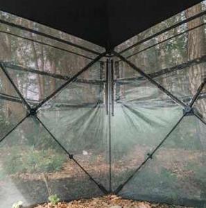 Tente <span class=keywords><strong>de</strong></span> chasse quatre saisons résistante à l'eau avec visibilité 270/360°, Oxford 2x2 mètres, camouflage haute dissimulation, une chambre, 5-6 personnes - Product Image 6