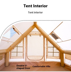 Tienda de Campaña Inflable 6.3 ㎡   Tienda de Campaña Inflable para Campamento y Fiestas, de 2 a 5 Personas, Tela Oxford, para Exteriores - Product Image 6