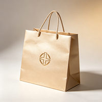 Individuelles Logo Robuste Wiederverwendbare Luxuriöse Umweltfreundliche Kraftkarton Selbstfaltende Geprägte Schmuckverpackung Handgefertigte Geschenktüten |